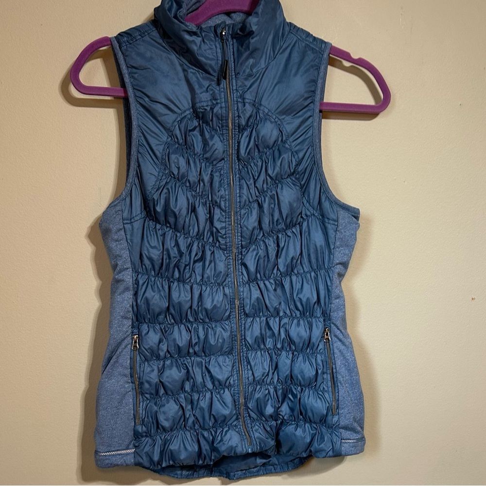 Tangerine Blue Puffer‎ Vest Excellent Condition Size Small